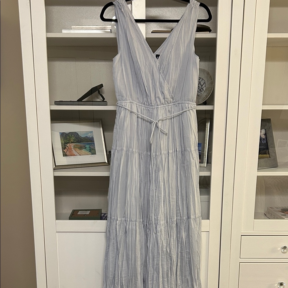 Light grey Sleeveless V-Neck Maxi Dress - GAP